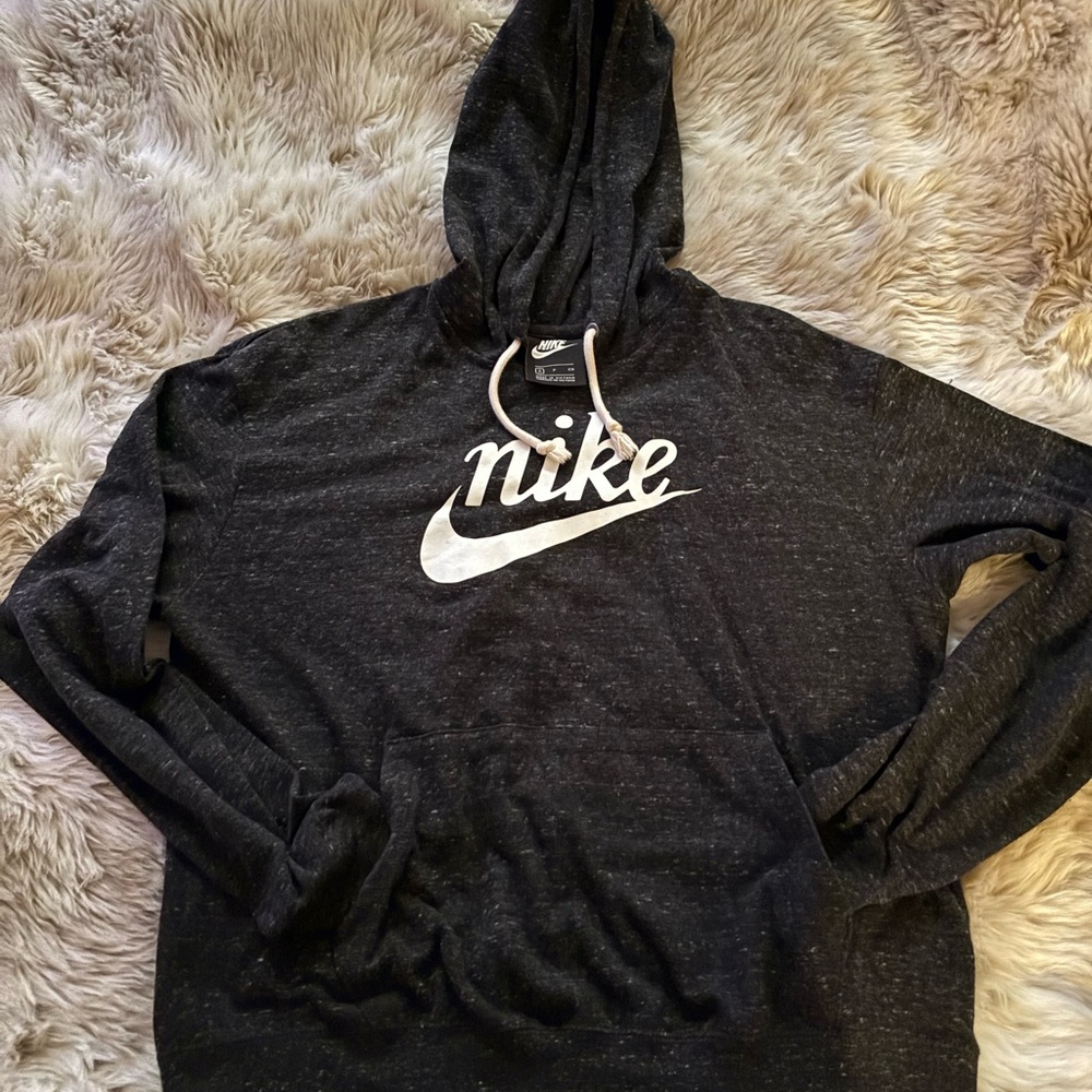 Nike Men's Black Hoodie Sweater